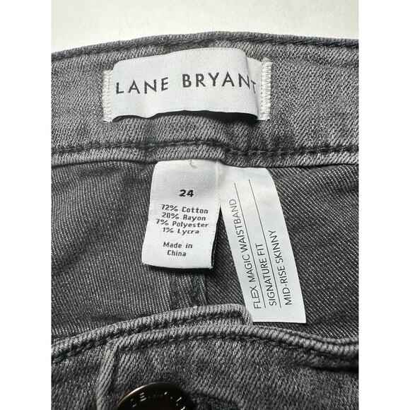 Lane Bryant Flex Magic Waistband Skinny Jeans - Size 24 - Picture 7 of 8